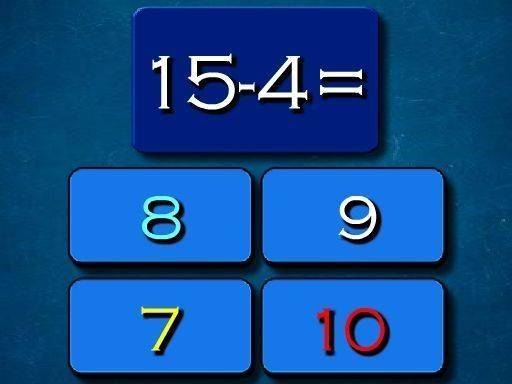 Number Subtraction Quick Think