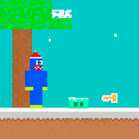 Winter Huggy Skill Platformer
