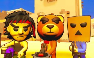 Brawl Bros Squad: 3D Multiplayer Fighter