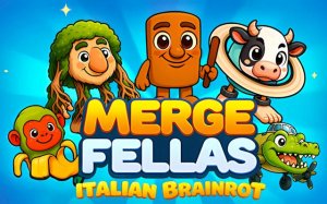 Merge Fellas Puzzle Game