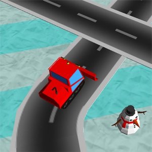 Christmas Traffic Run Arcade